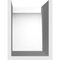 Ekena Millwork Standard Huntington Architectural Grade PVC Rafter Tail, 6"W X 8"H X 36"L RFTP06X08X36HUN - alternate 3